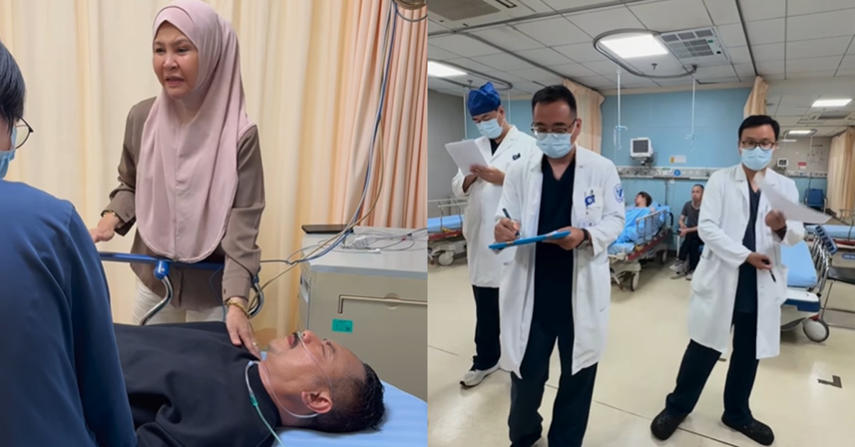 “Lepas Beritahu Sakit Dekat Mana, Doktor Terus….” – Bonda Rozita Kongsi Pengalaman Suami Dirawat Di Hospital Kerajaan China