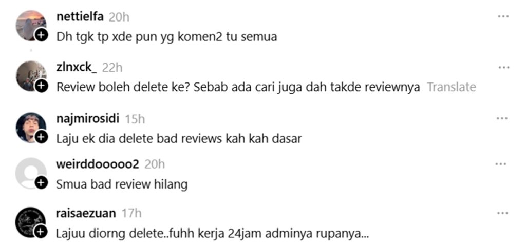 review sekolah zara dipadam