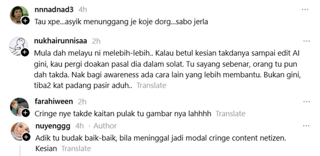 menunggang kes zara
