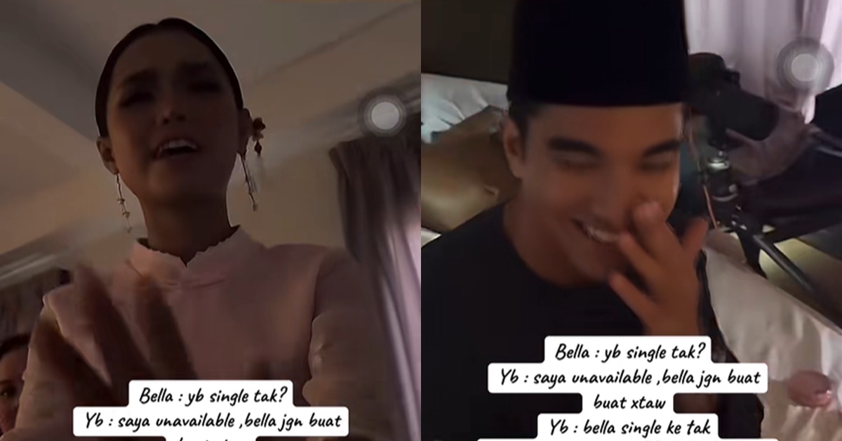 “YB Single Tak? Saya Tak Single” – Video Bella Astillah & Syed Saddiq ‘Confess’ Buat Netizen Tak Keruan