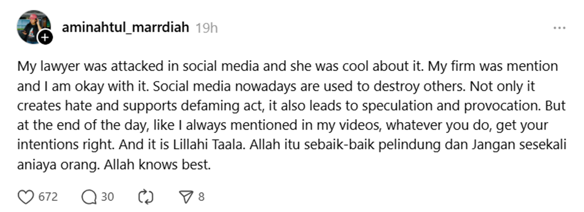 Aminahtul Mardiah - Threads