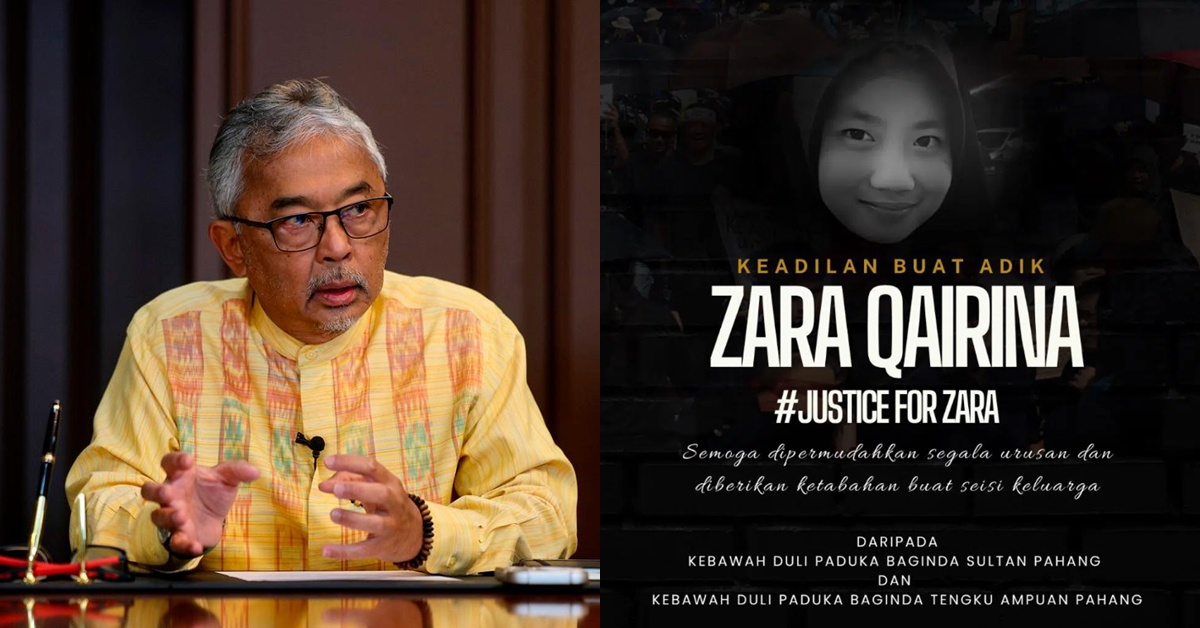 Sultan Pahang Titah Masjid & Surau Adakan Solat Hajat Buat Arwah Zara – “Agar Proses Keadilan Dipermudahkan..”