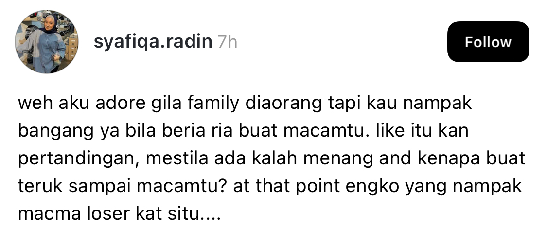 Komen netizen