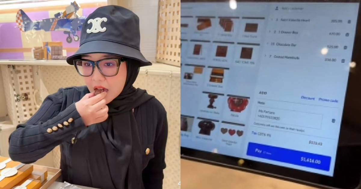 (VIDEO) Usahawan Beli Coklat LV Harga RM6K, Netizen Bingit Asyik Sebut Murah – “Ini Lebih Kepada Menunjuk Ja”