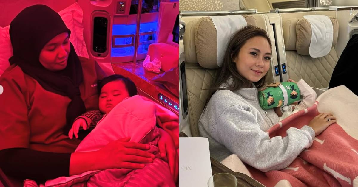 [VIDEO] Intan Najuwa Kongsi Momen Anak Naik Kapal Terbang, Pembantu Duduk ‘Business Class’ – “Kaya Lain Macam”