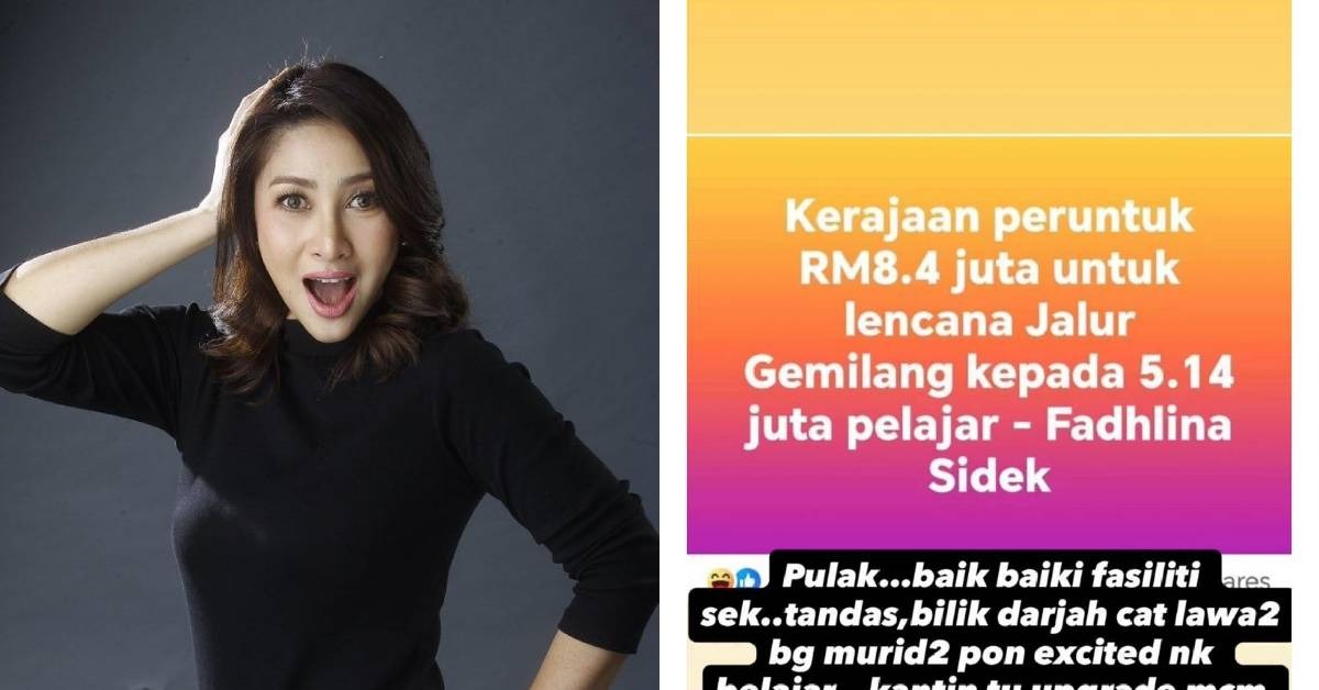 ‘Peruntukan RM8.4 Juta Untuk Jalur Gemilang? Lebih Baik Baiki Fasiliti Sekolah!” – Rita Rudaini