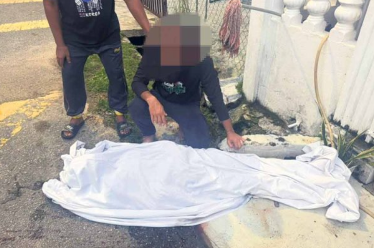 lelaki maut ditikam depan rumah