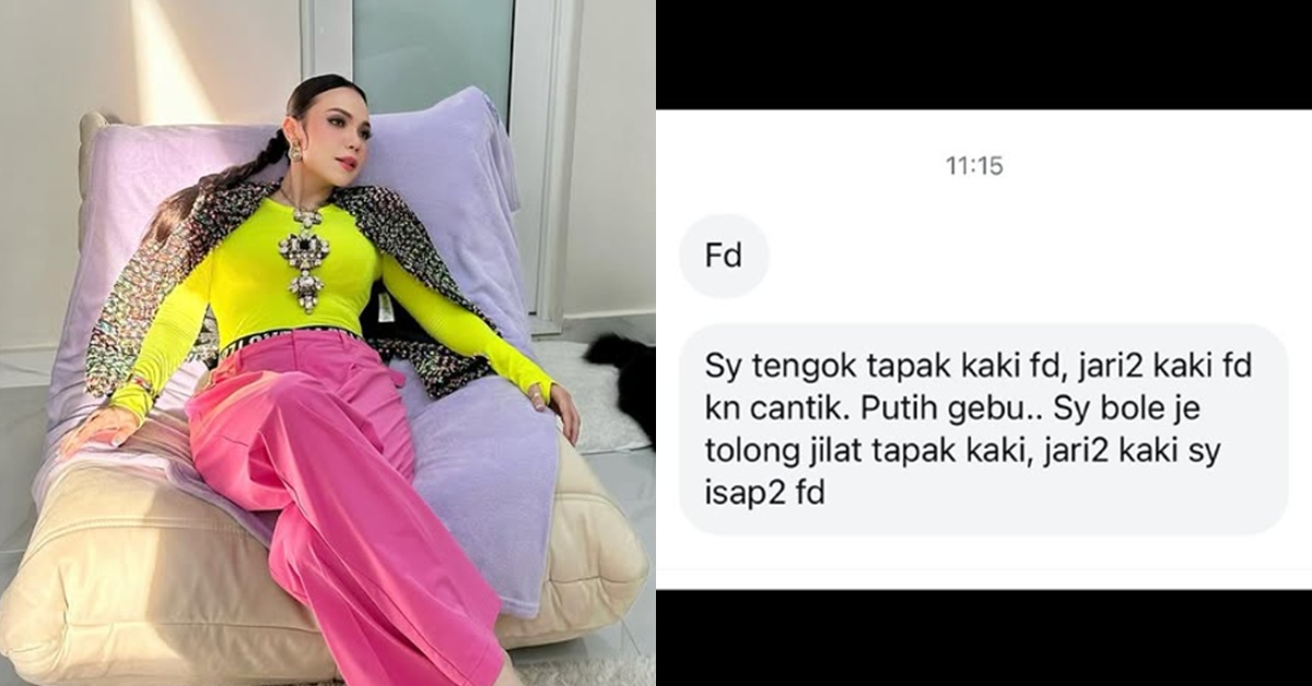 “Saya Boleh Tolong Jilat Tapak Kaki, Hisap Jari…” – Farahdhiya Dedah Mesej Jijik Individu, Berfantasi Tentang Kaki Putih Gebu