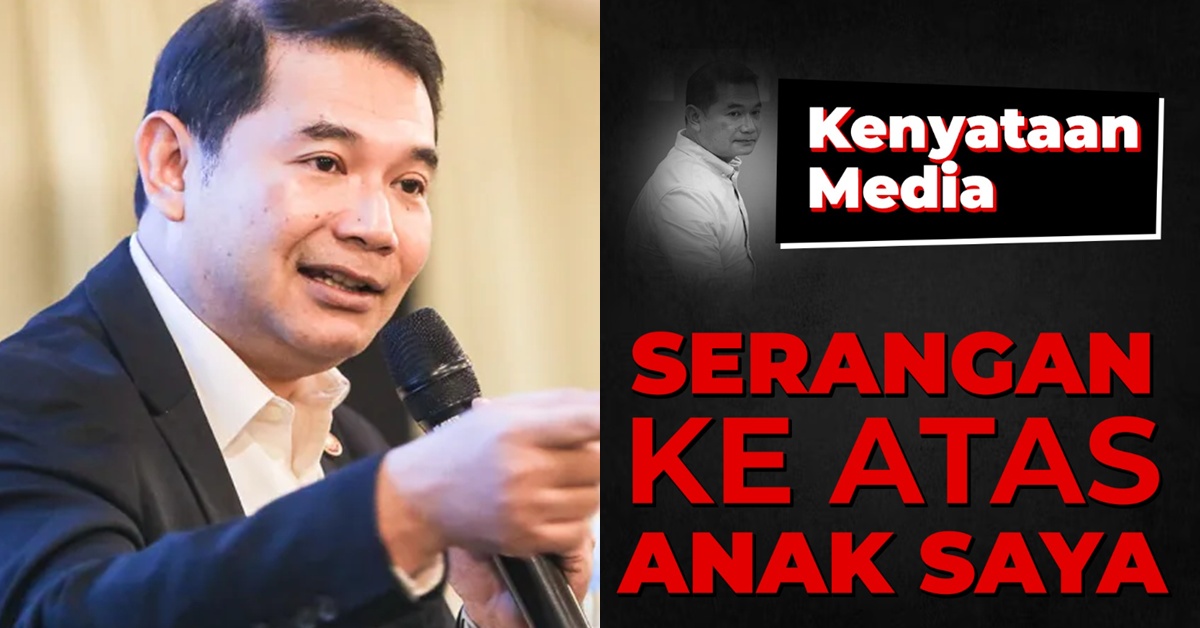 “Kemungkinan Anak Saya Disuntik Dadah, Racun, HIV Atau Air” – Rafizi Ramli
