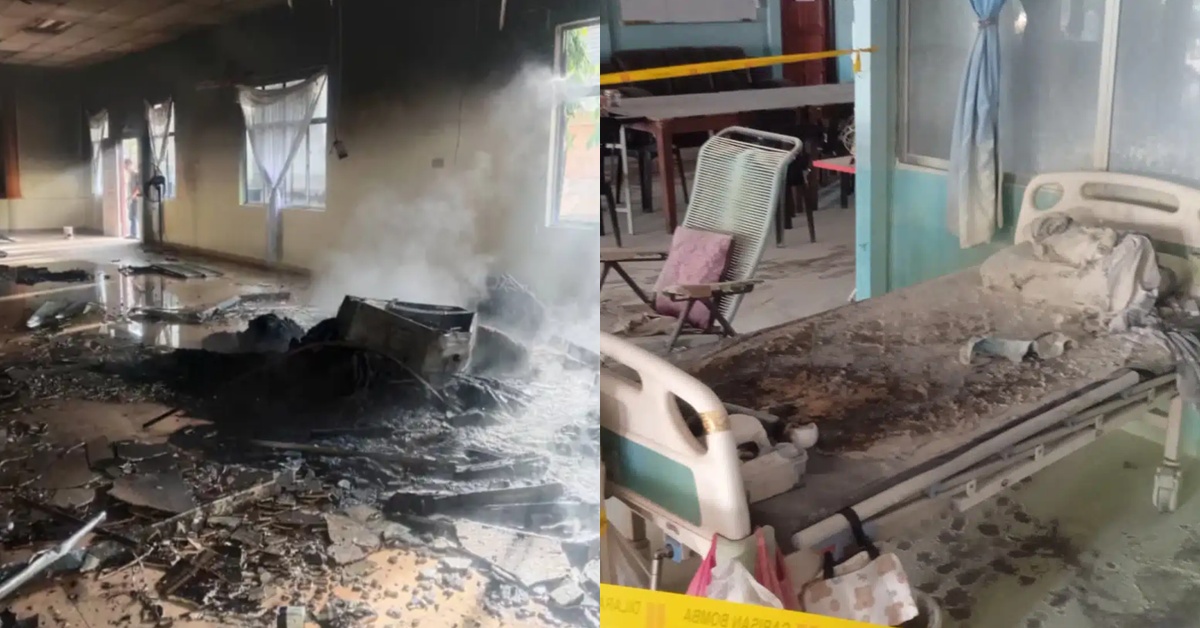 Warga Emas Bakar Pusat Jagaan, Mengamuk Tak Dibenarkan Keluar Dengan Teman Wanita