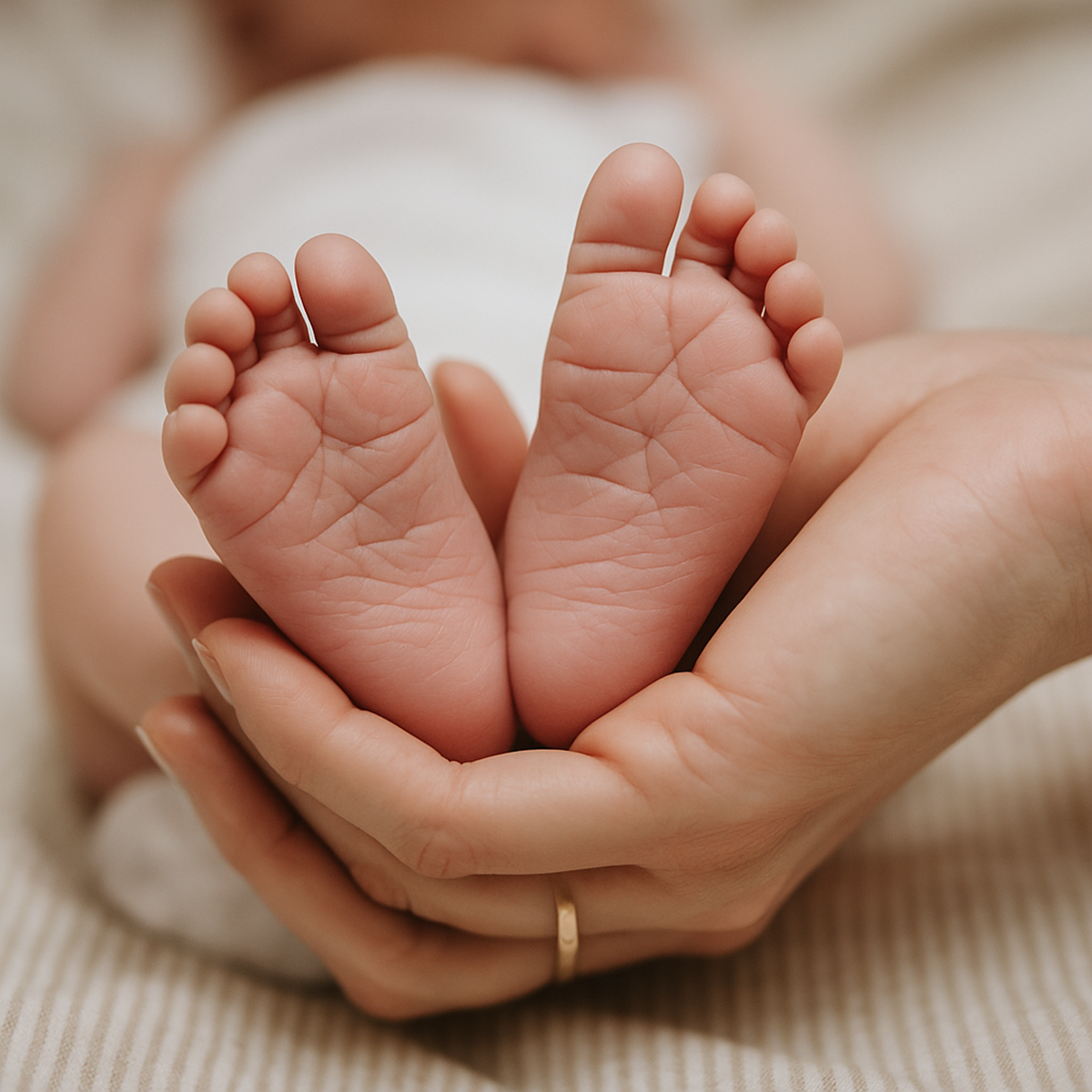 kaki bayi baru dilahirkan