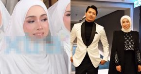 Amira Othman pakai serba putih