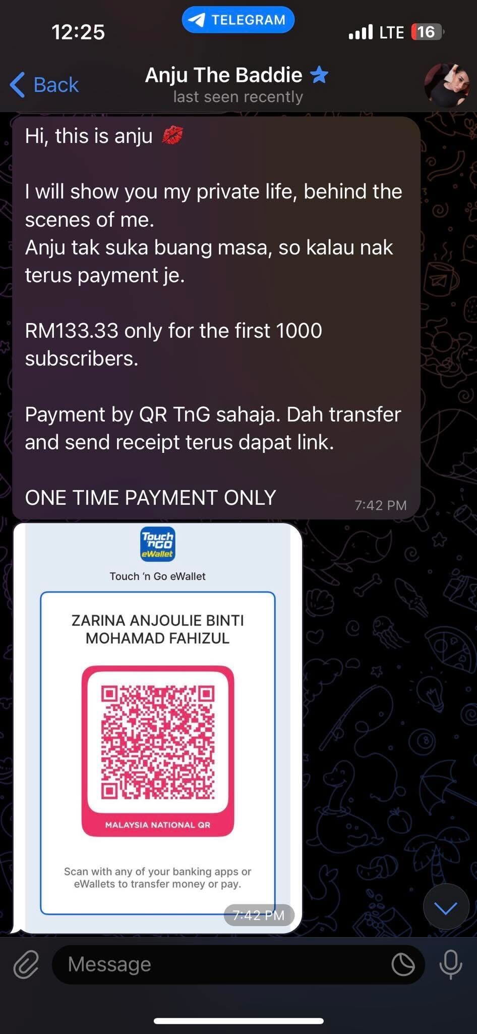 zarina anjoulie kandungan video