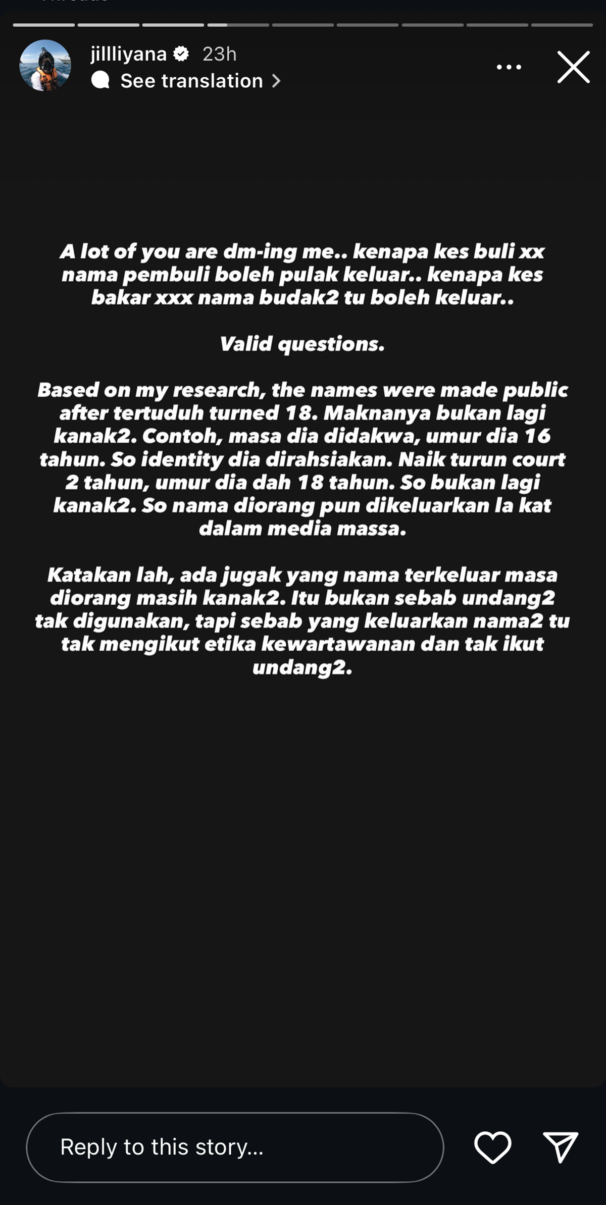 IG story peguam 