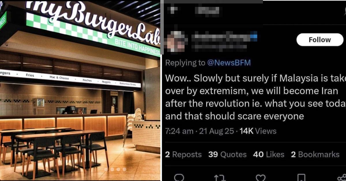 “Lambat-Laun Negara Diambil Alih Ekstremis..” – COO myBurgerLab Dipecat Setelah Keluarkan Kenyataan Perkauman
