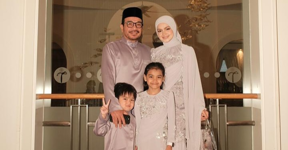 Foto Siti Nurhaliza Bersama Suami & Anak Jadi Bualan – “Sejuk Mata Memandang”