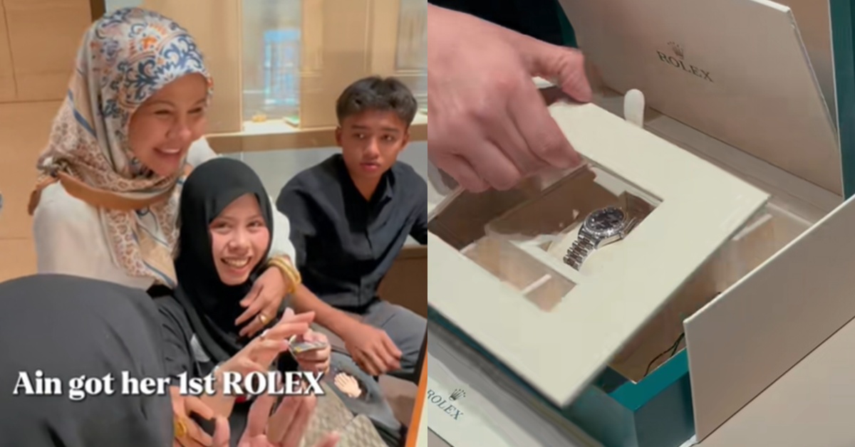Bonda Rozita Hadiahkan Anak Jam Rolex, Hanya Ada Satu Sahaja Di Dubai – “Susah Susah Beranak, Takkan…”