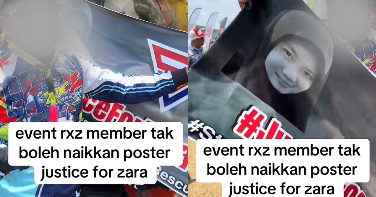 Tular Poster #JusticeForZara Diturunkan Ketika Himpunan RXZ 7.0 – “Sangat Sensitif, Tidak Boleh Dipamerkan..”