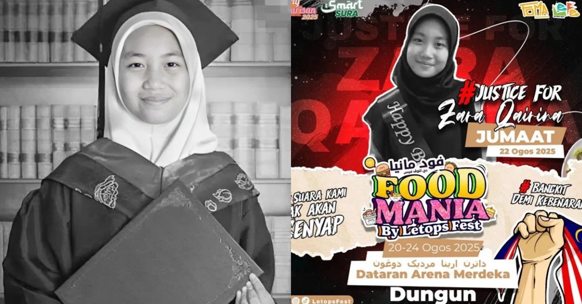Food Fest Promosi #JusticeForZara, Netizen Marah Ramai Menunggang Isu – “Memang Bebal”