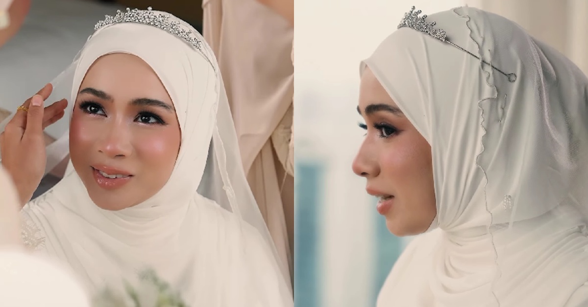 Peminat Teruja Amira Othman Pakai Busana Pengantin, Rupanya Untuk ‘Shoot’ MV Lagu Baru?