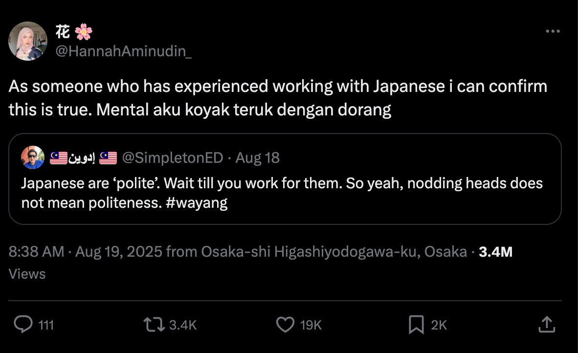 pengalaman kerja di jepun