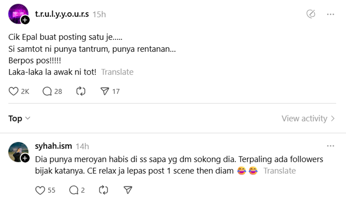komen netizen Jofliam