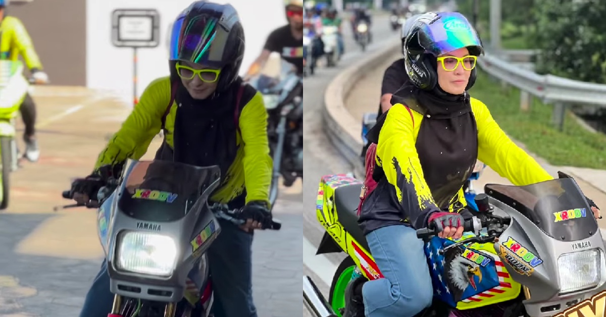 “Rider Muslimah Memang Rare..” – ‘Join’ RXZ Members 7.0, Netizen Puji Lisdawati Tetap Jaga Aurat