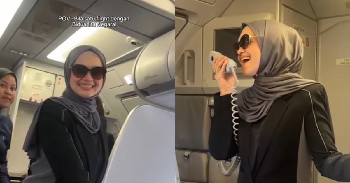 Siti Nurhaliza ‘Muncul’ Dalam Penerbangan AirAsia, Ramai Penumpang Teruja – “Untunglah Dengar Tokti Nyanyi Free’