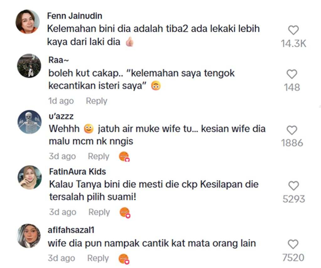 suami tak hormat isteri