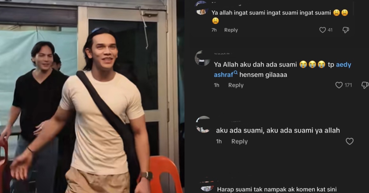 “Ya Allah Aku Dah Ada Suami, Tapi Aedy Ashraf Hensem Gila” – Komen Para Isteri ‘Menggeletis’ Dikecam