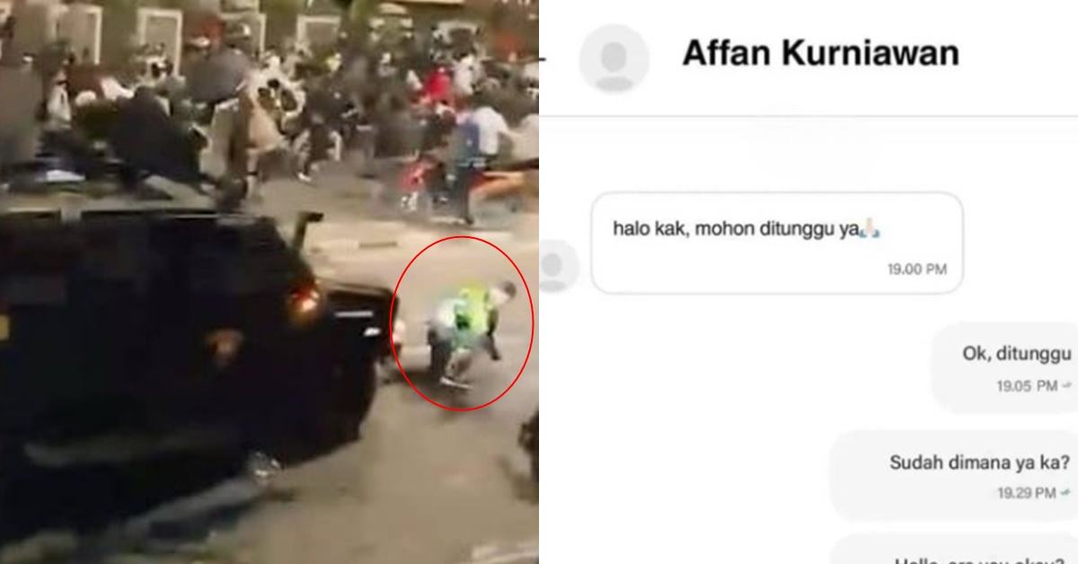 Arwah Affan Kurniawan Rupanya Dalam Perjalanan Hantar Pesanan, Tak Sertai Protes Tapi Terperangkap Dalam Demonstrasi