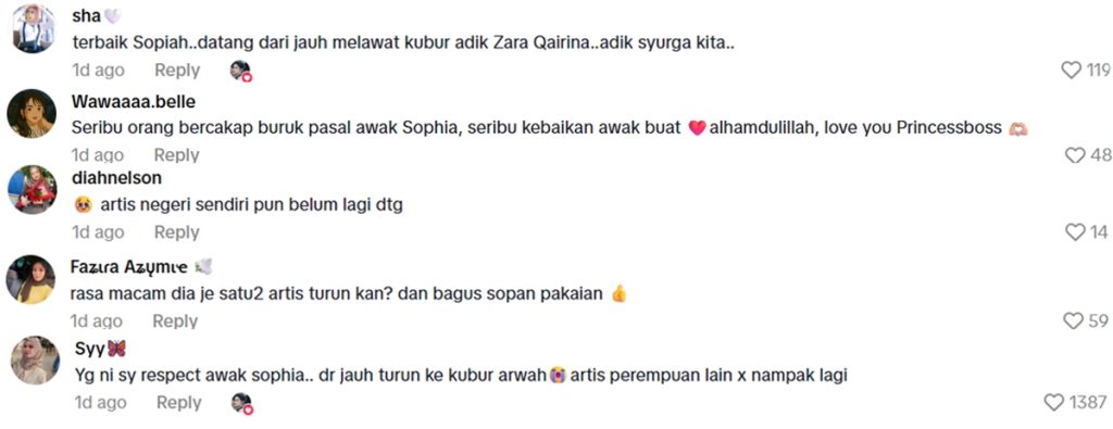 zara qairina