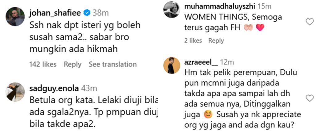 isteri faisal halim dipersalahkan