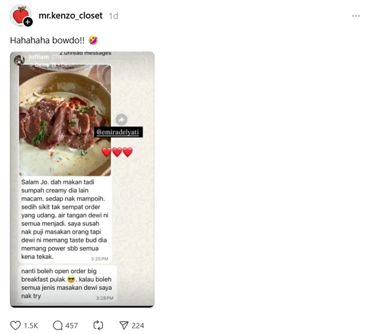 netizen sindir Jofliam Dewi