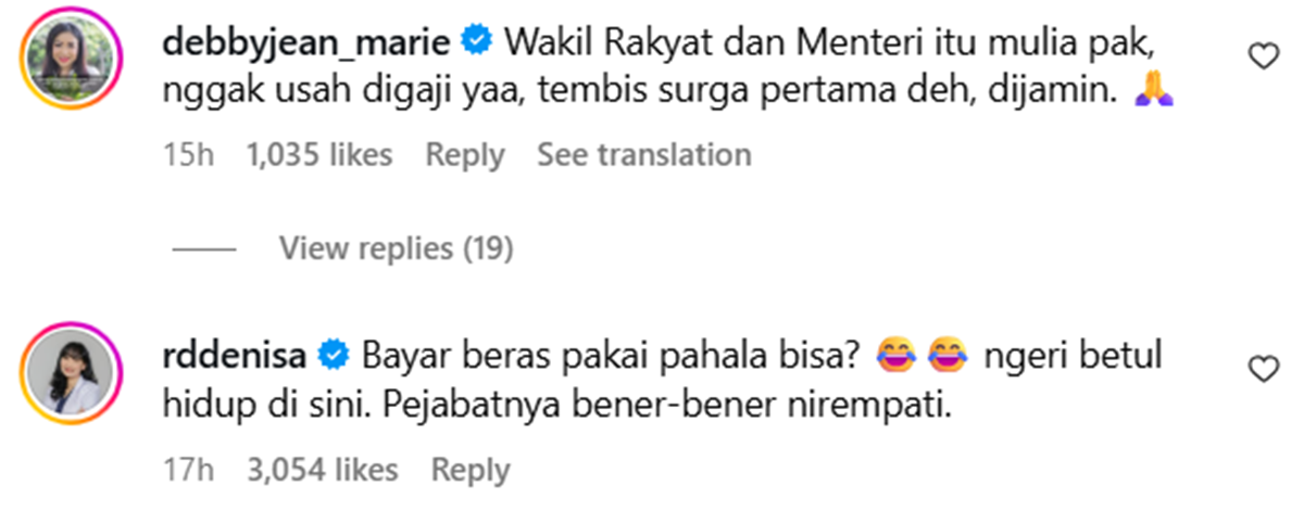 netizen Indo kecam menteri