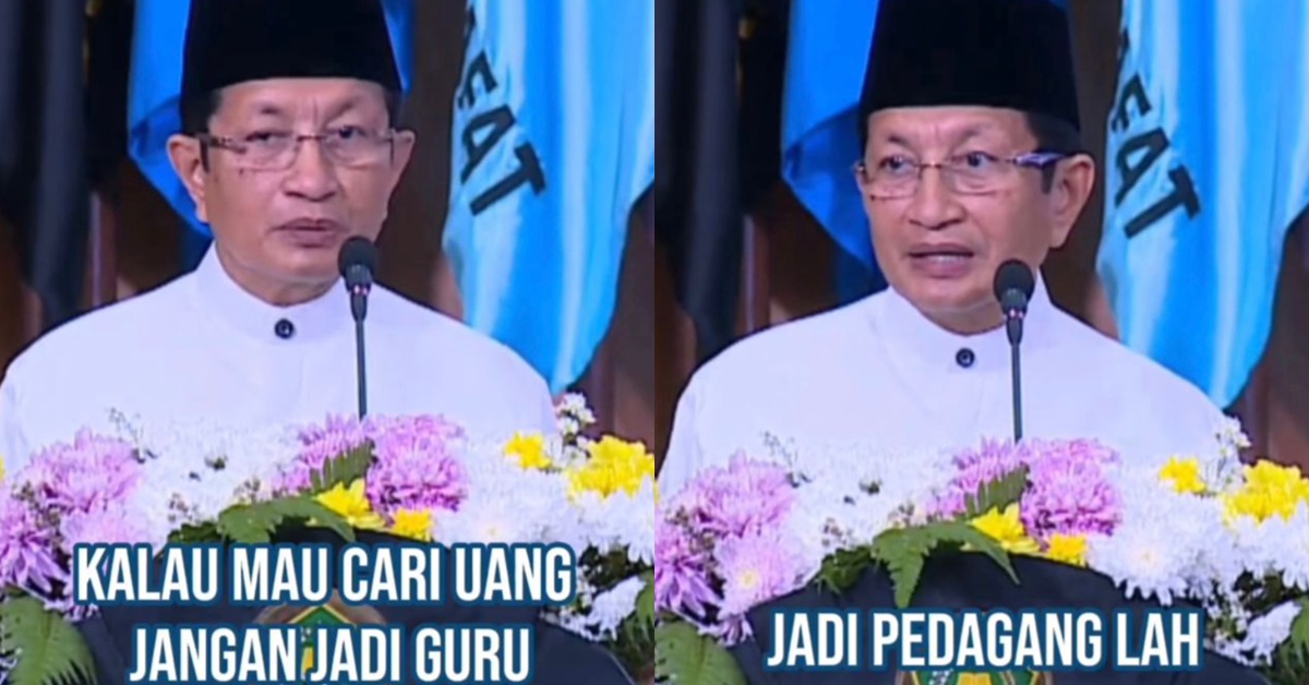 “Kalau Mahu ‘Buat Duit’, Jangan Jadi Guru” – Menteri Agama Indonesia Teruk Dihentam Rakyat, Keluar Kenyataan Kontroversi