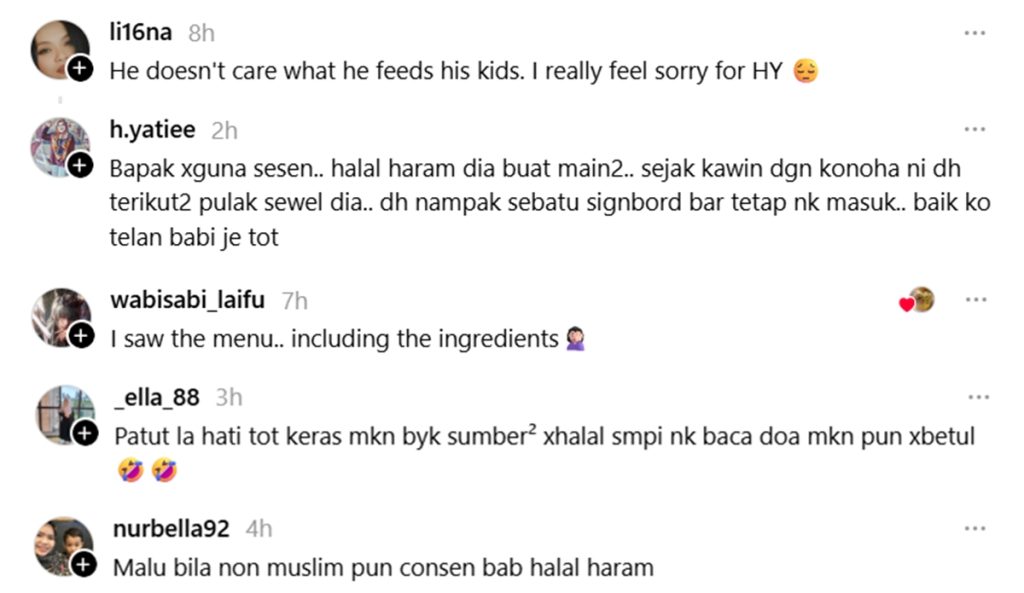 jofliam dikecam tak jaga anak