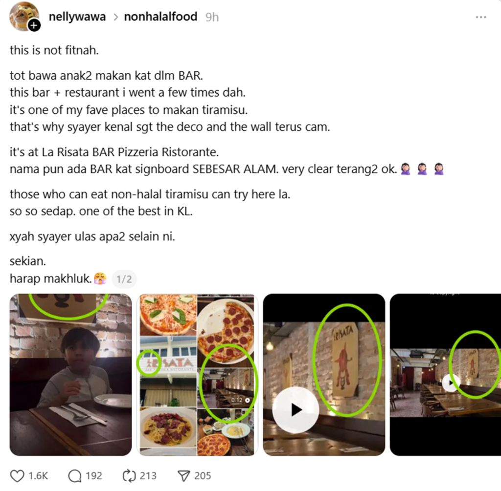 jofliam kedai non halal