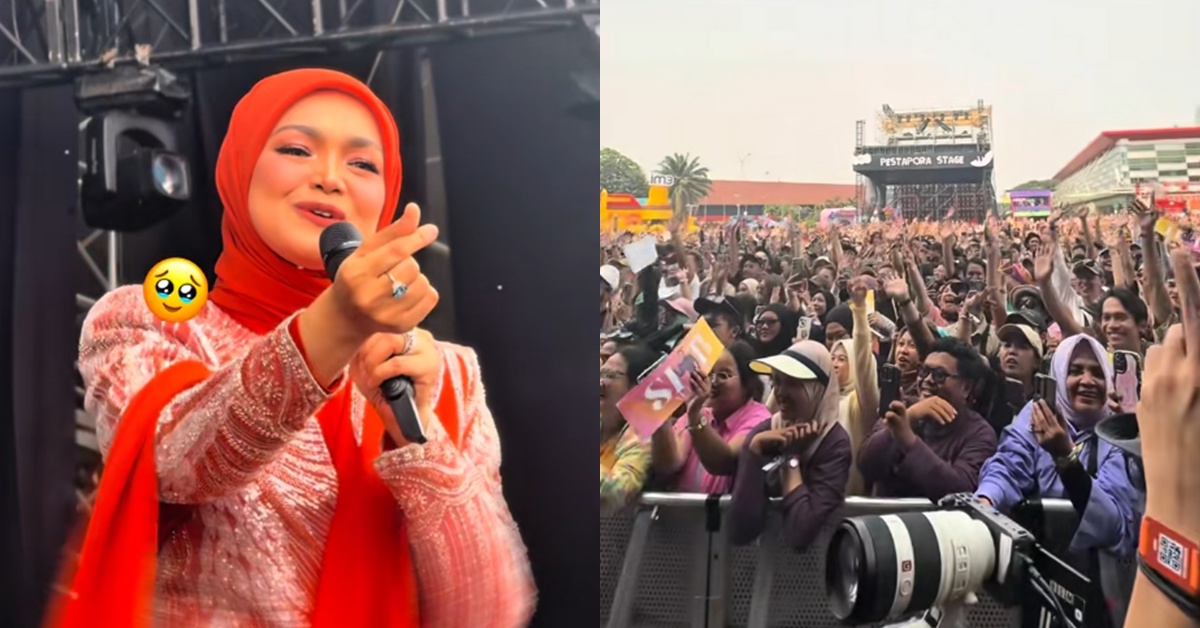 ‘Perform’ Di Pestapora Indonesia, Peminat ‘Histeria’ Tonton Siti Nurhaliza Depan Mata – “Apakah Dia Vampire?”