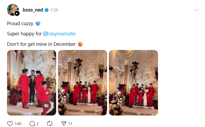 bossned kahwin