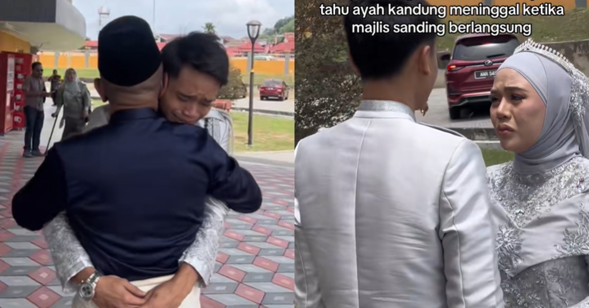 Suasana Bertukar Hiba, Bapa Pengantin Meninggal Dunia Tak Sempat Tengok Bersanding – “Lepas Siap Dapat Call Abah Dah Takde”