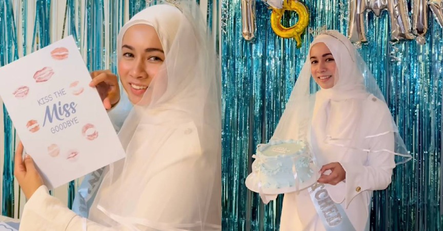 Bertemakan Biru Putih, Amira Othman Diraikan Teman Rapat Dalam ‘Bachelorette Party’ – “Penat Simpan Rahsia Ni”