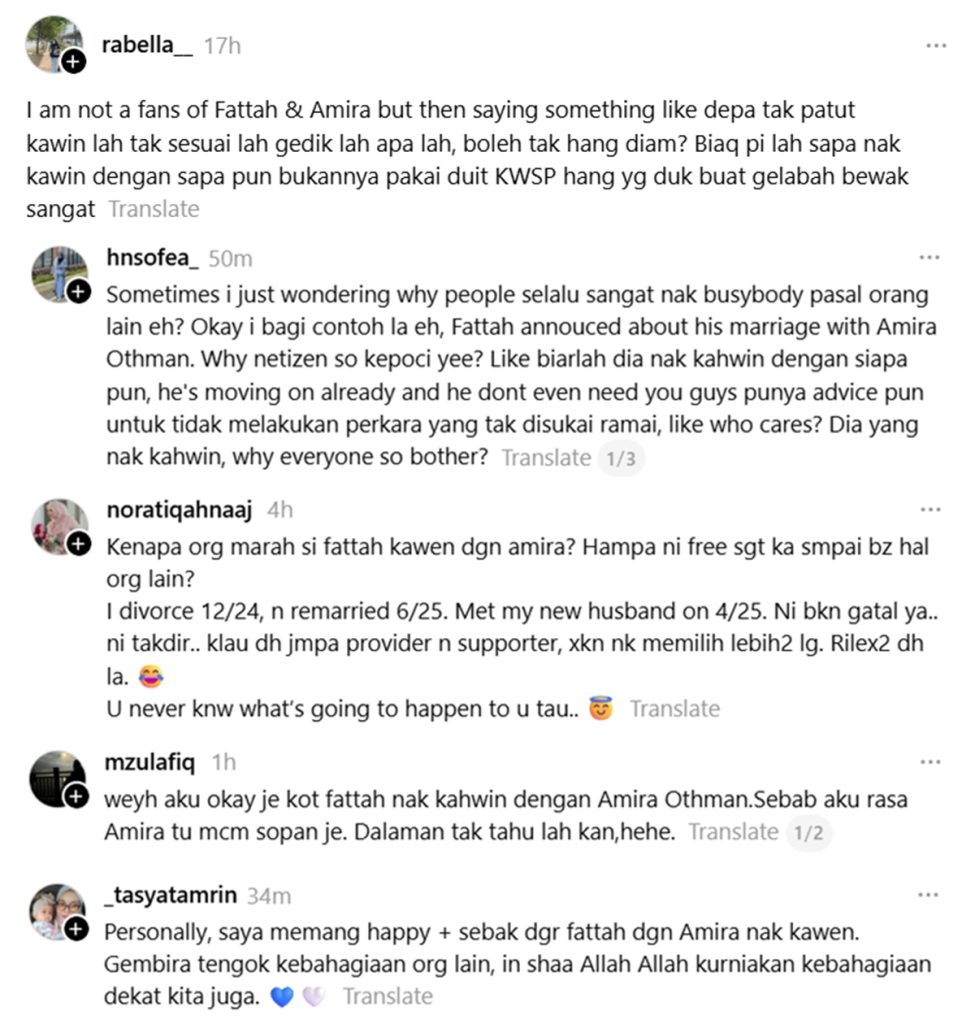 fattah amira kahwin