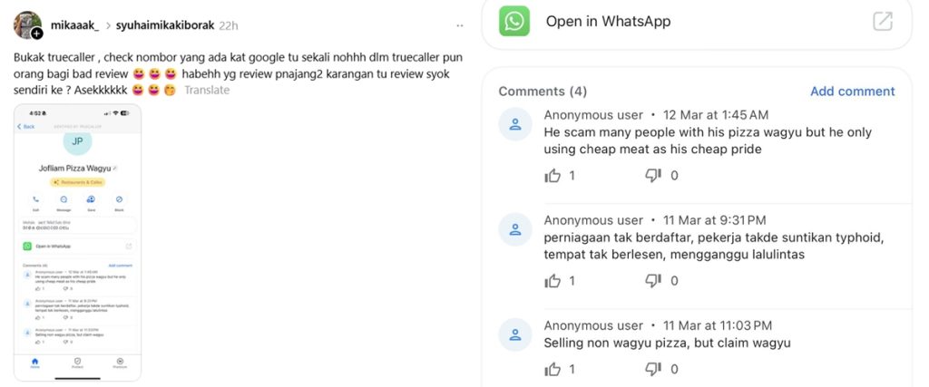 jofliam truecaller