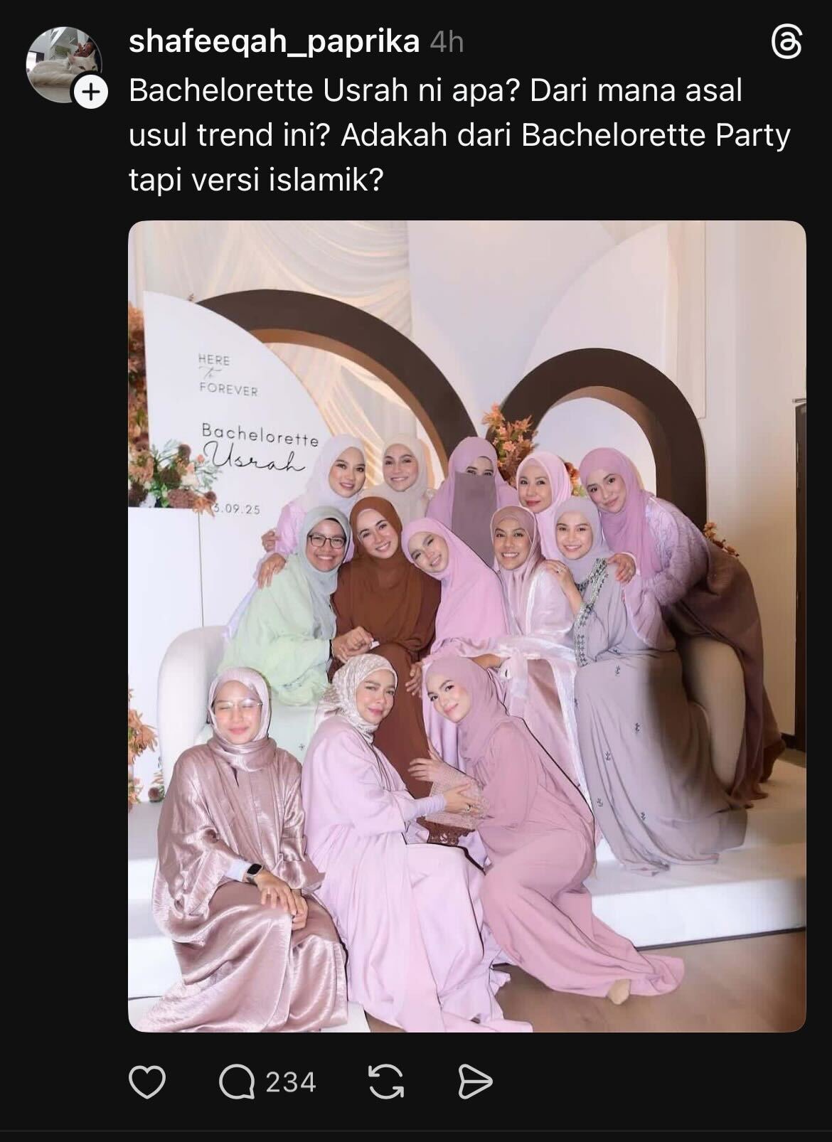 Bachelorette Usrah Amira Othman dikecam