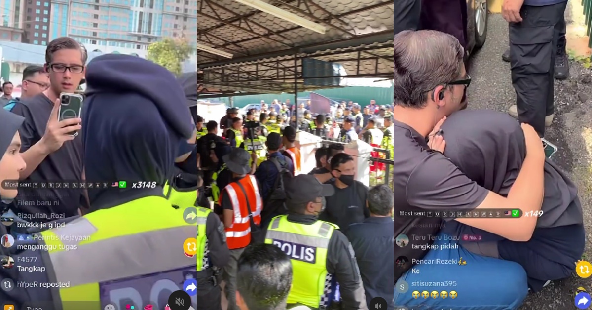 Pihak Berkuasa Pecahkan Pintu & Bawa Keluar Barang Di Kampung Sg Baru, Rafidah Meraung – “Anak Aku Dekat Atas! Jahatnya Orang Melayu”