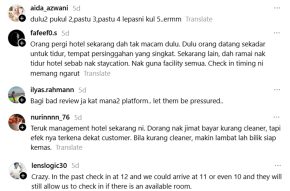 check in hotel lambat
