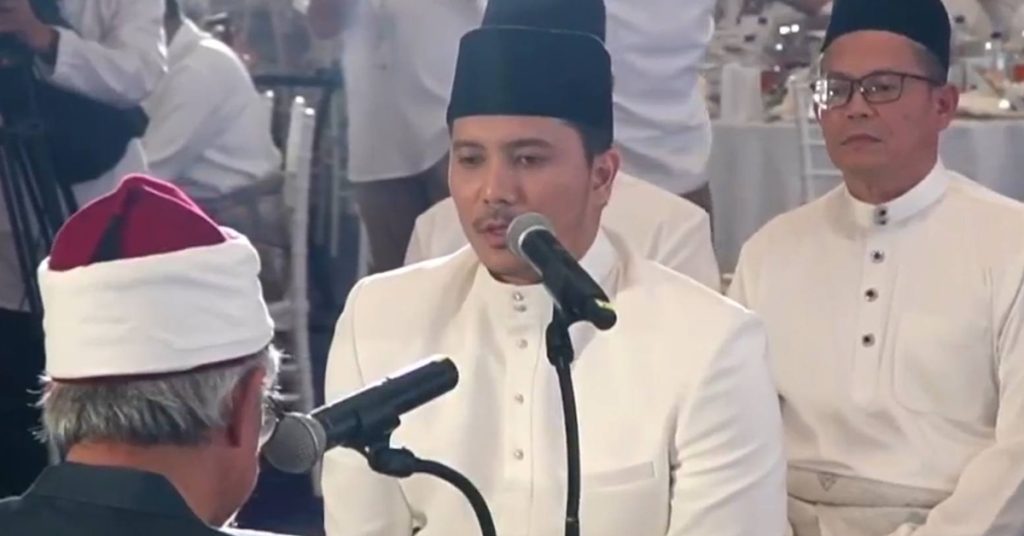 fattah amira kahwin