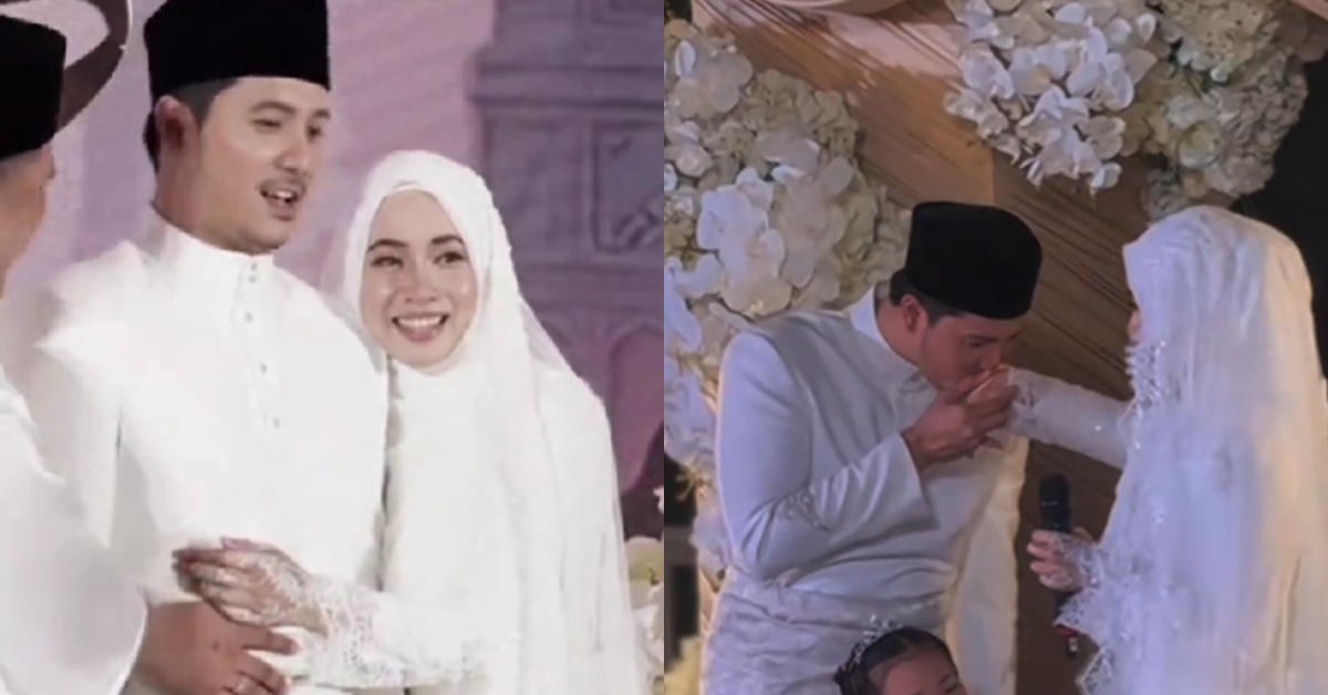 Peminat Teruja Lihat Fattah Amin & Amira Othman Berpeluk & Berciuman Buat Pertama Kali – “Ya Allah Sweetnya Bila Dah Halal!”