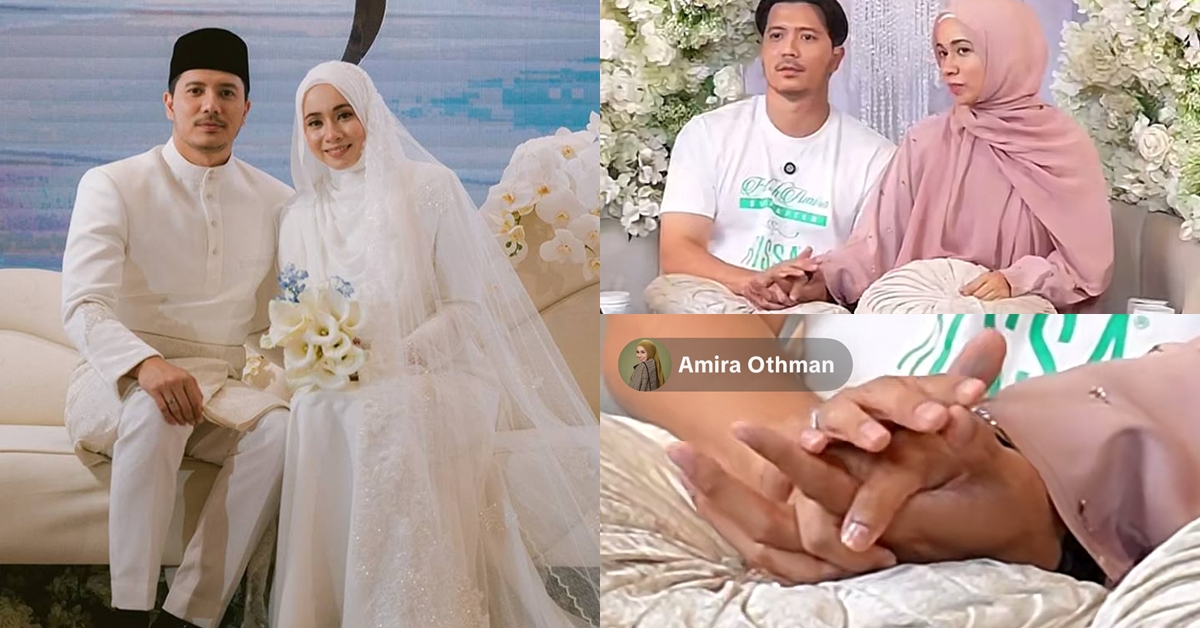 (VIDEO) Peminat Cair Lihat Fattah & Amira Tak Lepas Bermanja Dalam Live – “Sebelum Ni Mana Boleh Pegang Macam Ni”